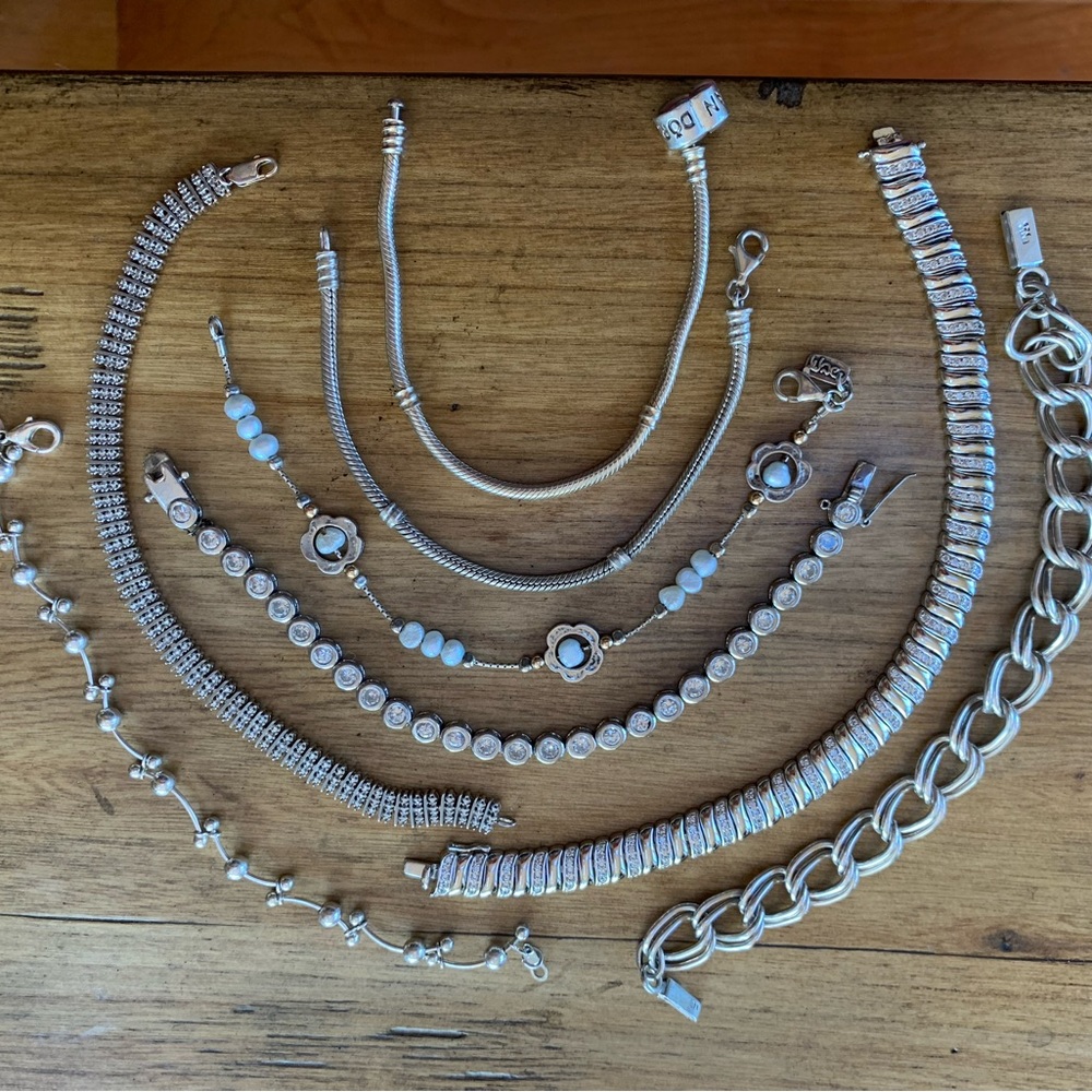 Sterling Silver Bracelet Lot